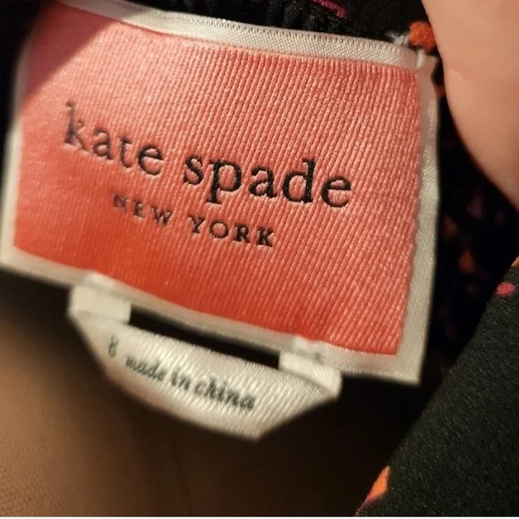 Kate spade 8 meadow smocked midi dress shirt dress - Picture 8 of 8